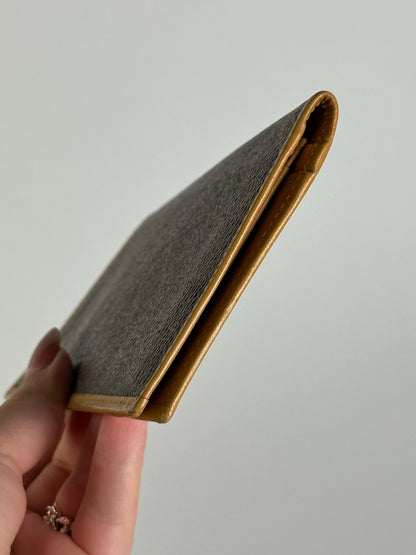 Vintage Celine Paris leather card holder / ID holder brown