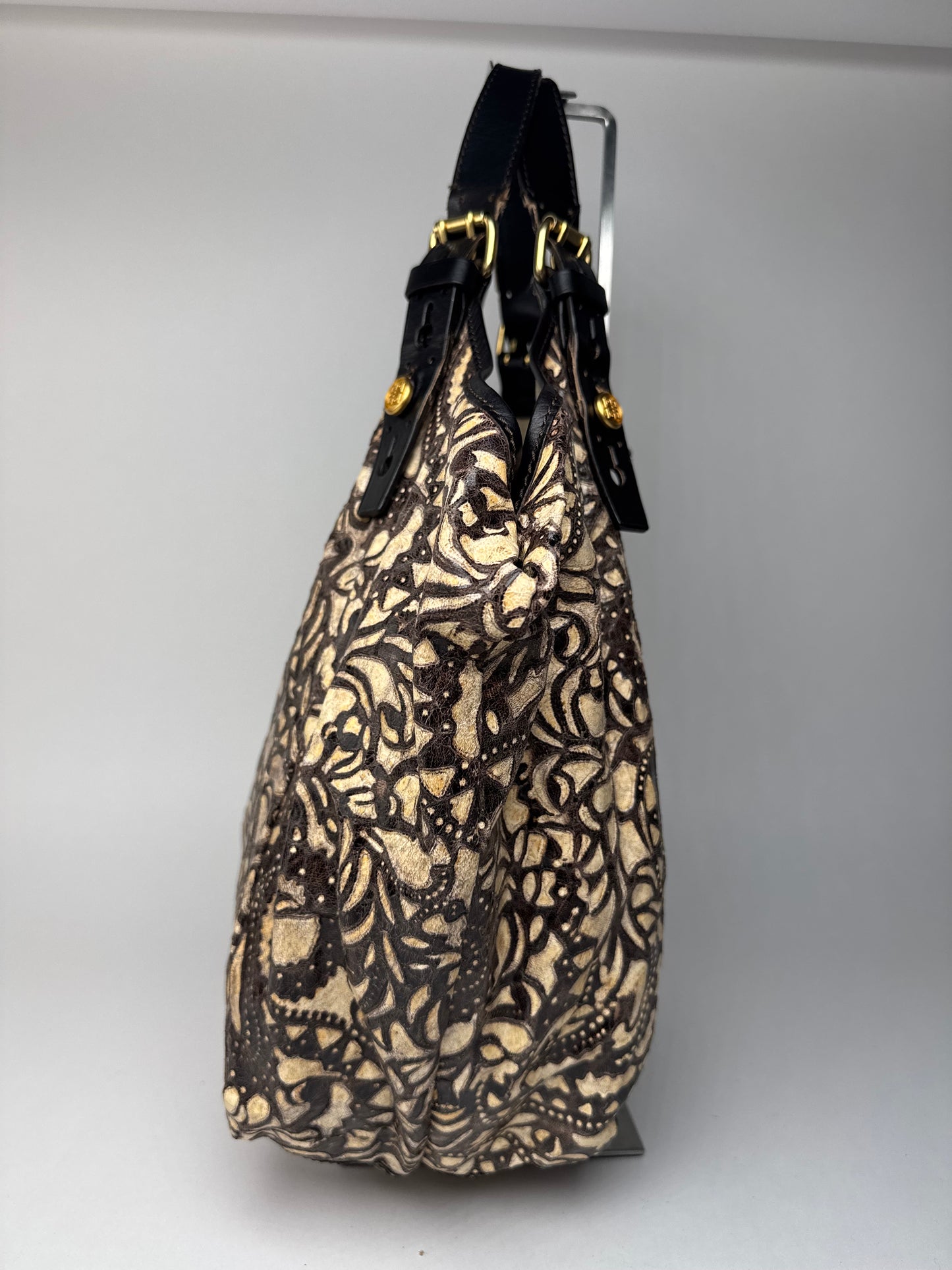 Sac à main vintage Givenchy noir marron