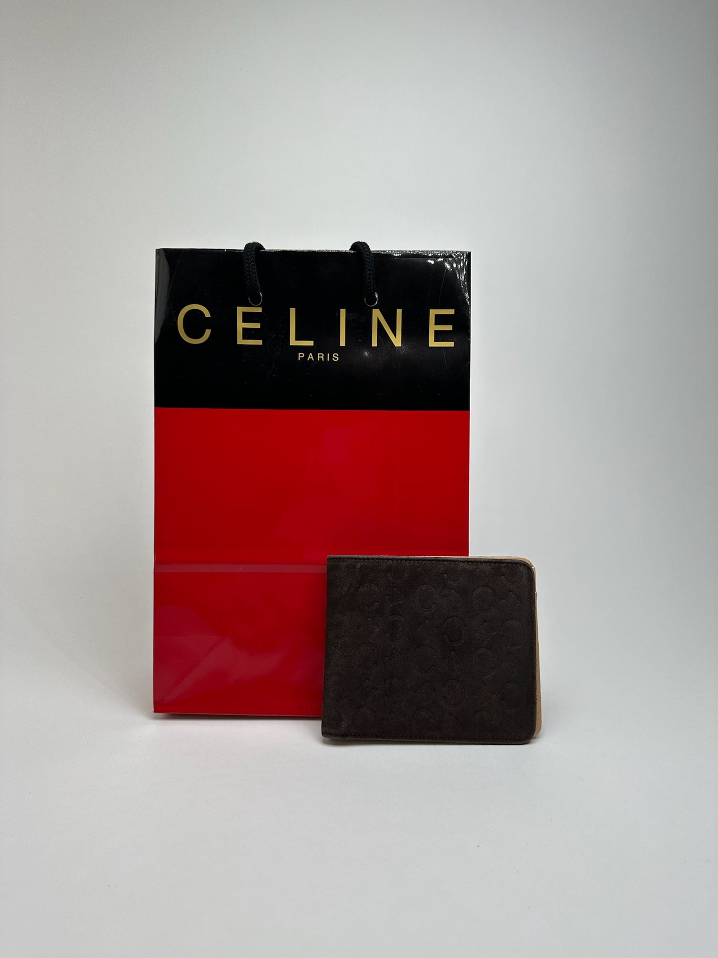 Vintage Celine Paris Leather Card Holder monogram