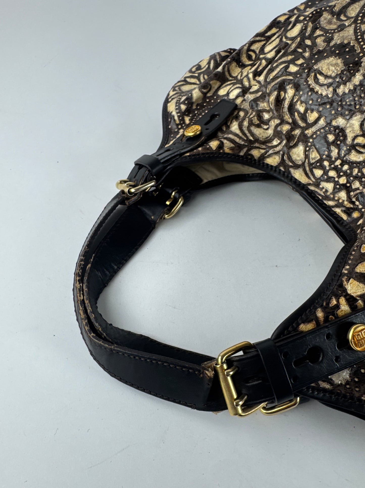 Sac à main vintage Givenchy noir marron