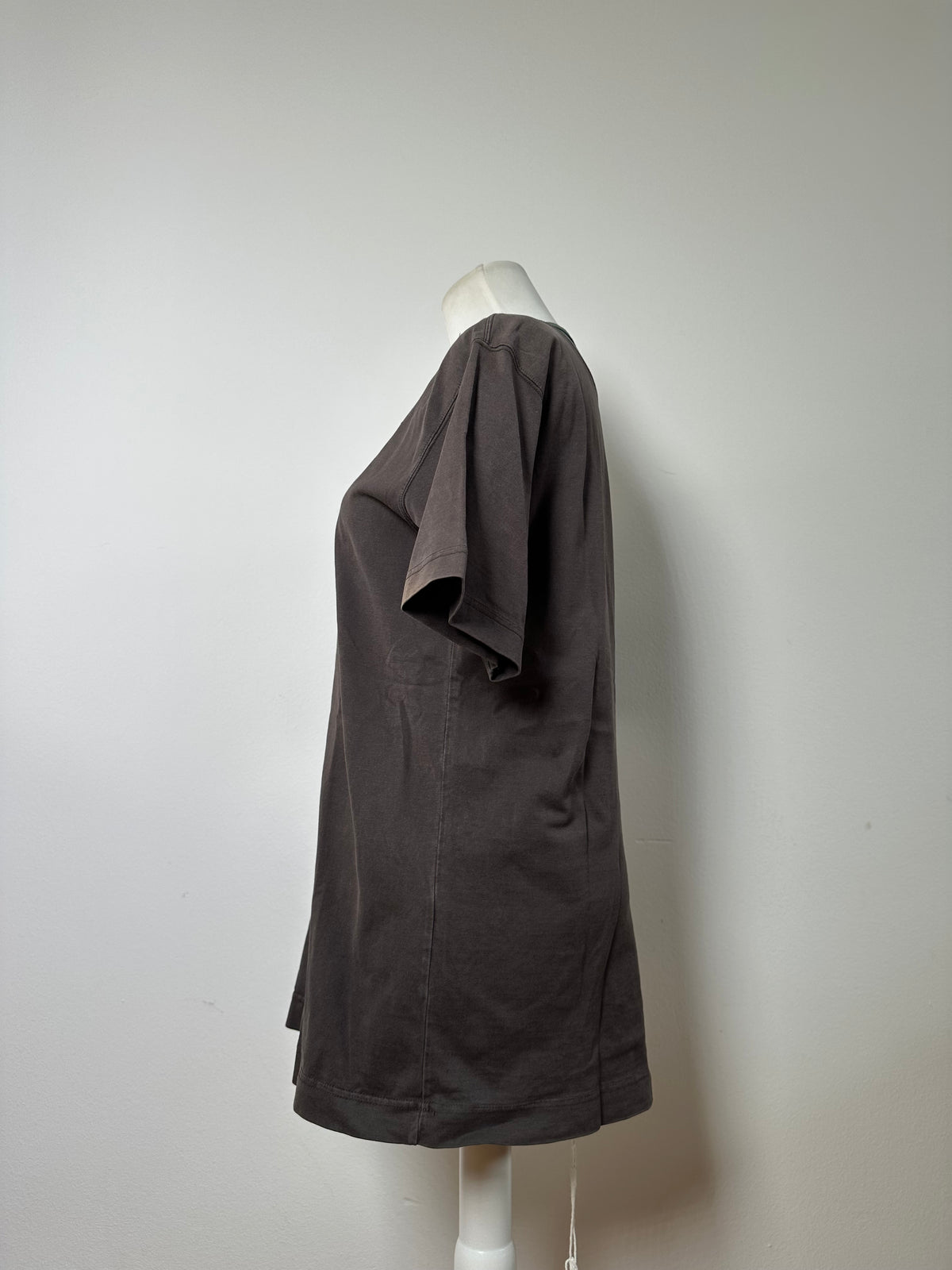 Vintage Issey Miyake Cotton Blend T-Shirt Dark Brown Olive L