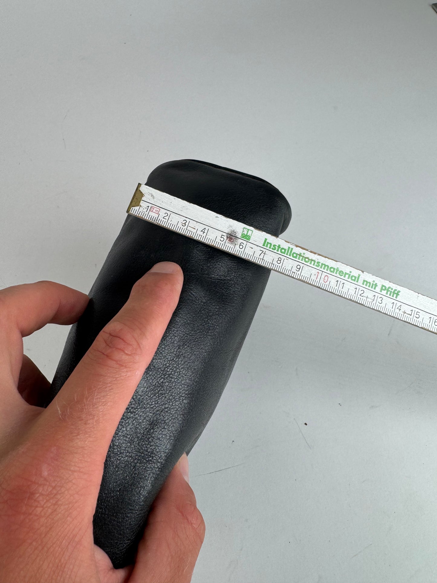 Pochette vintage en cuir Loewe Madrid noire