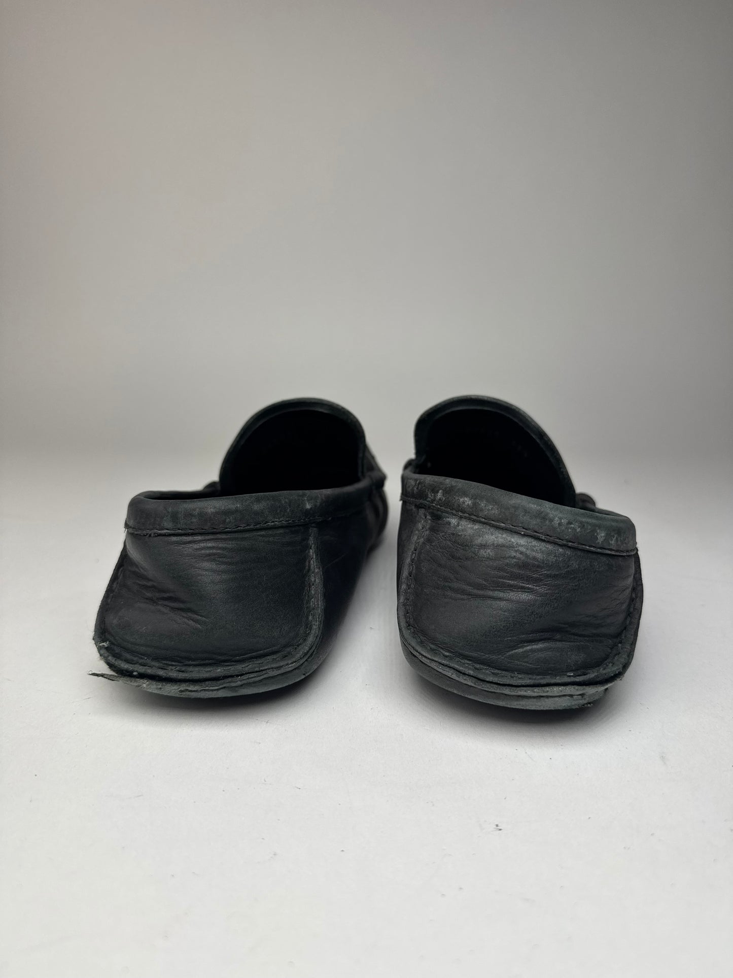 Vintage Gucci Leather bamboo Loafer black 43,5