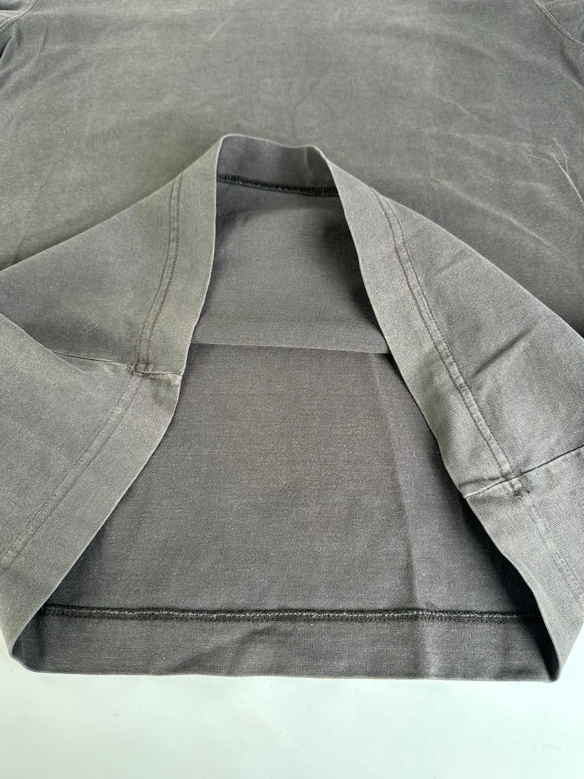 Vintage Issey Miyake Cotton Blend T-Shirt Dark Brown Olive L