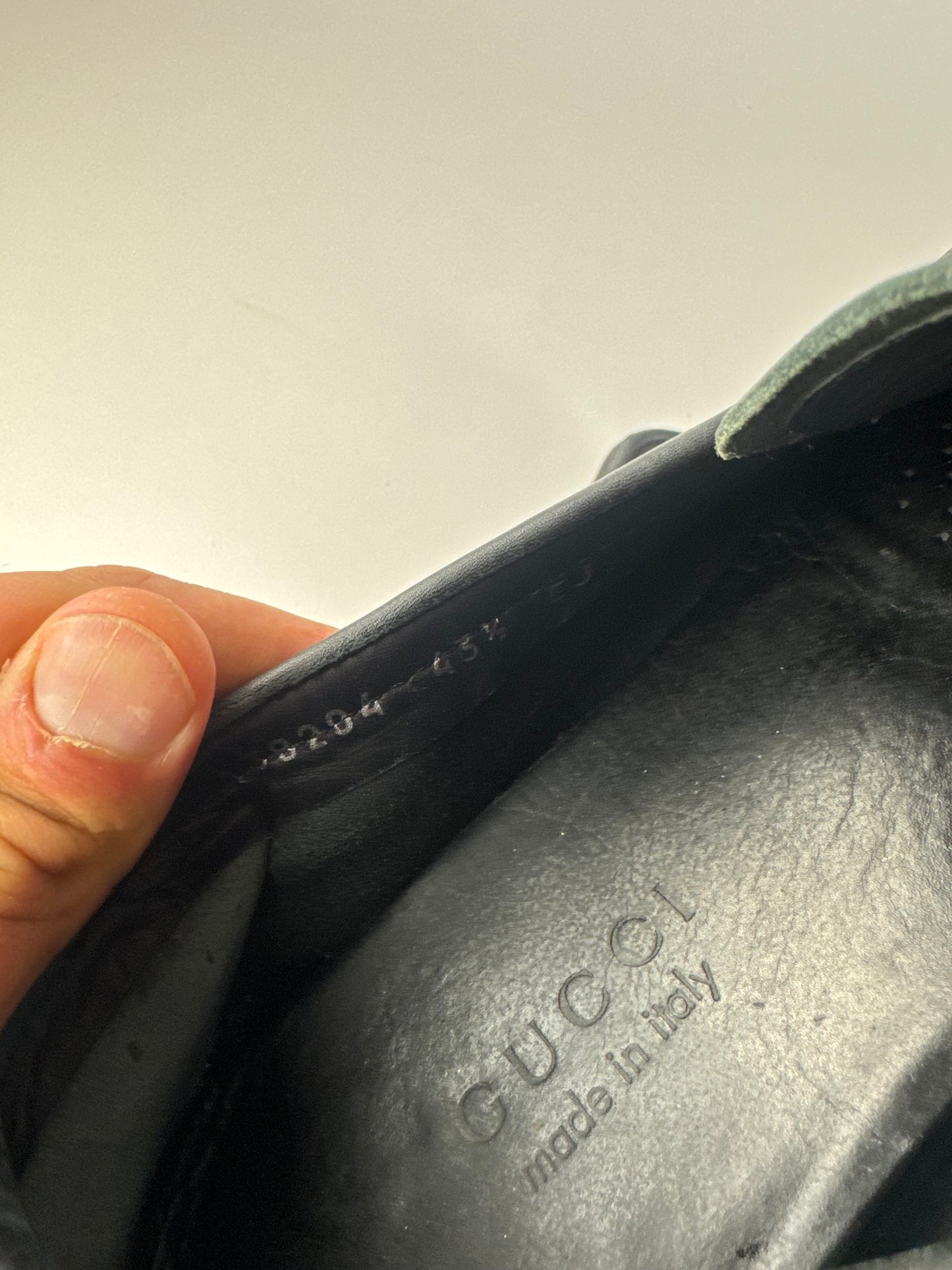 Vintage Gucci Leather bamboo Loafer black 43,5