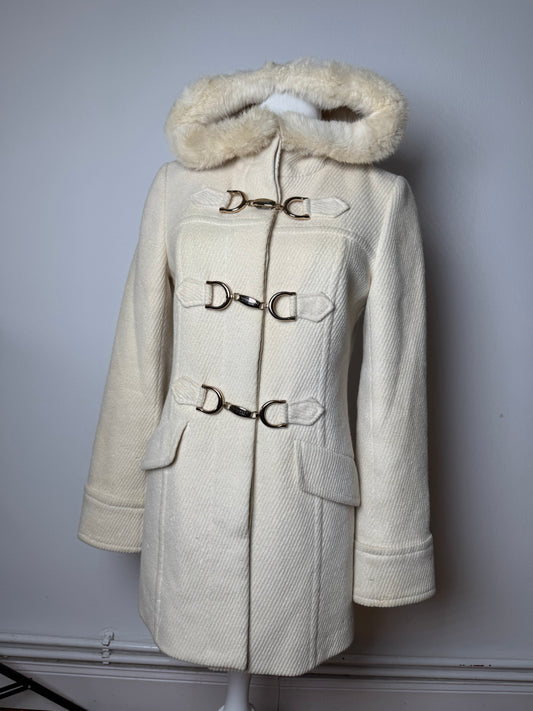 Vintage Burberry Wool Coat Beige 38/M