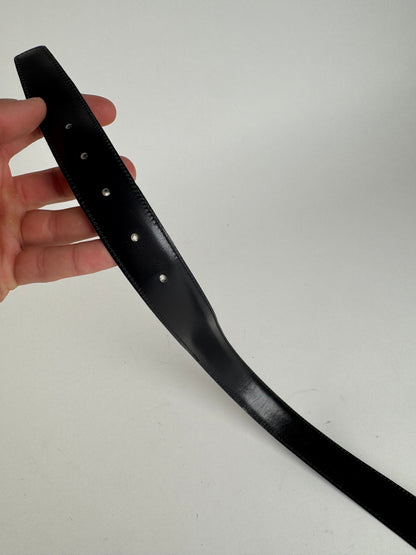 Vintage Celine Leather belt brown