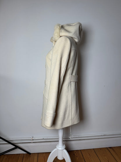 Vintage Burberry Wool Coat Beige 38/M
