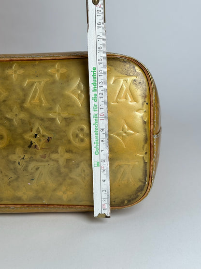 Vintage Louis Vuitton Vernis Leather bag Yellow