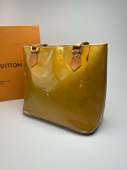 Vintage Louis Vuitton Vernis Leather bag Yellow