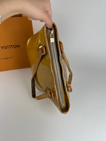 Vintage Louis Vuitton Vernis Leather bag Yellow