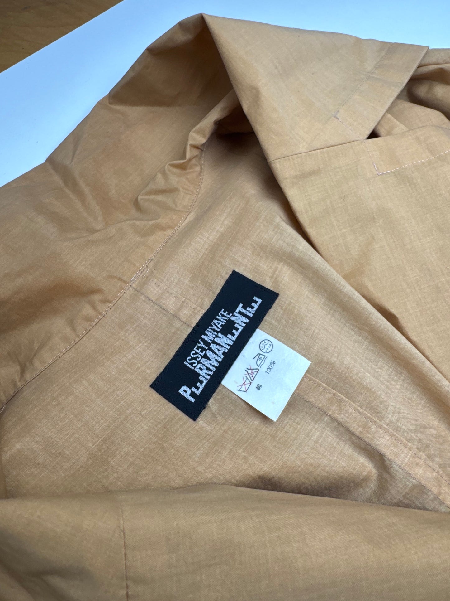 Vintage Issey Miyake Cotton Trenchcoat Light Brown M