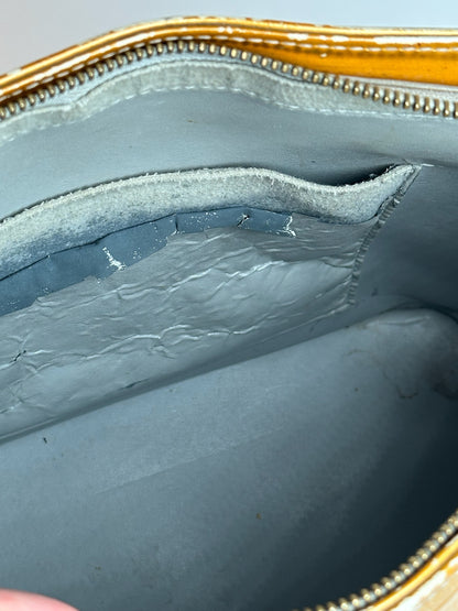 Vintage Louis Vuitton Vernis Leather bag Yellow