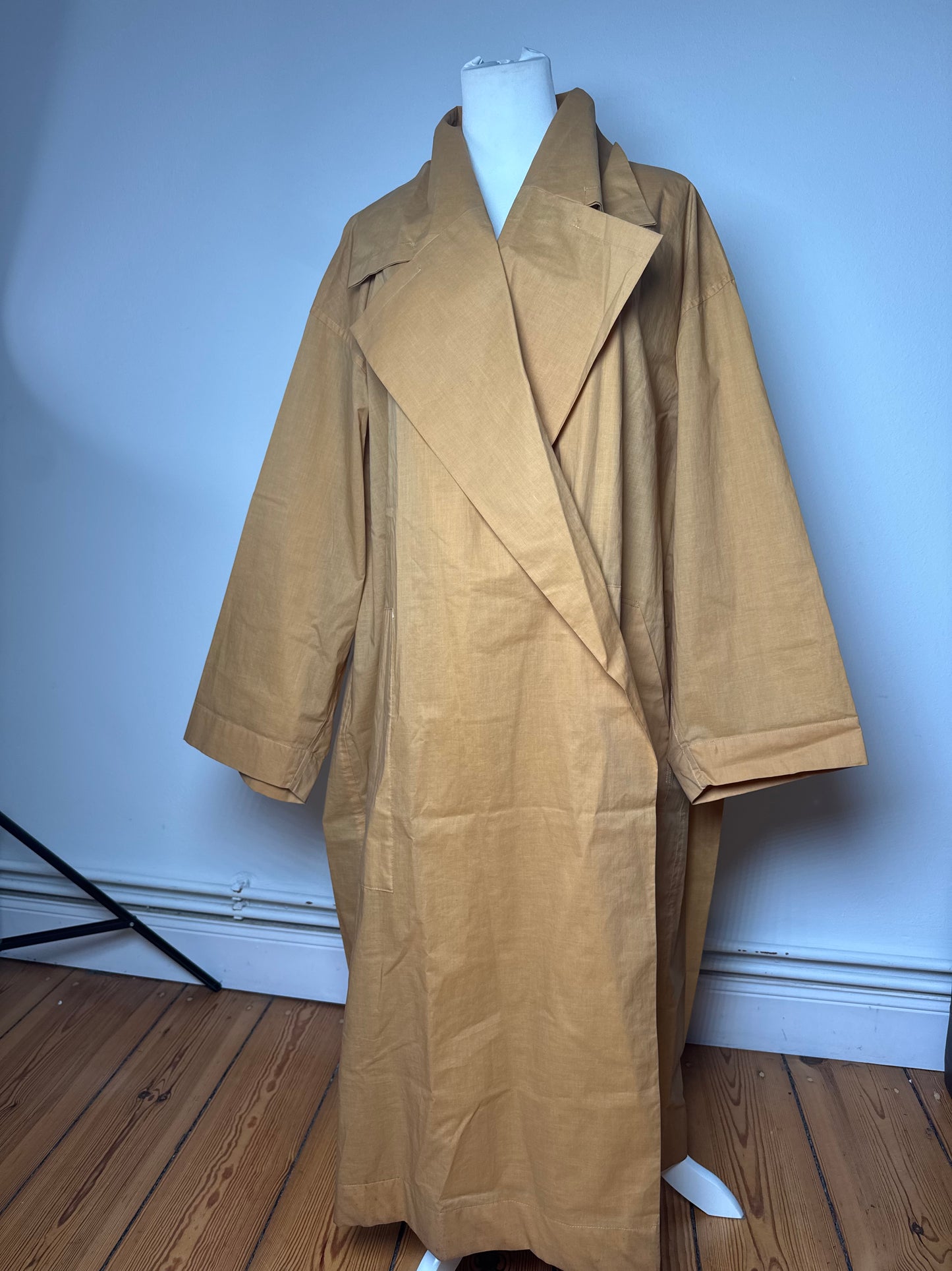 Vintage Issey Miyake Cotton Trenchcoat Light Brown M