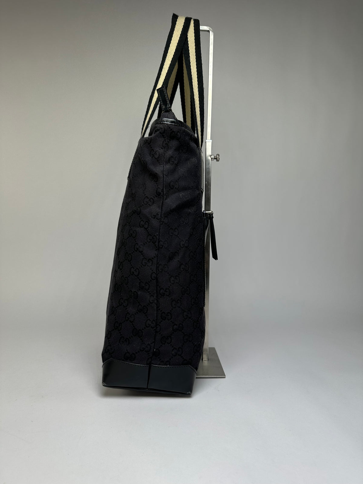 Vintage Gucci GG Canvas Tote Early 2000s Black