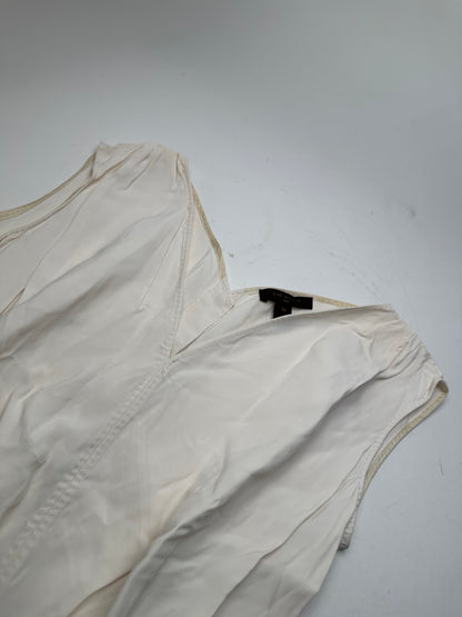 Vintage Louis Vuitton Silk Top White 34/XS