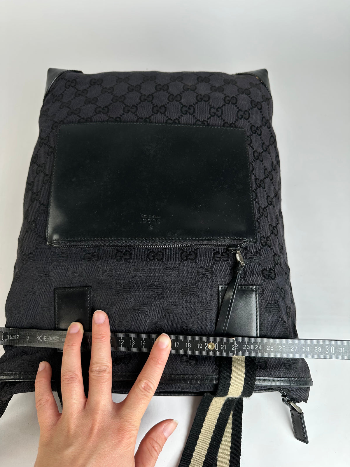 Vintage Gucci GG Canvas Tote Early 2000s Black