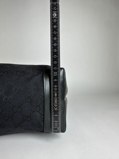 Vintage Gucci GG Canvas Tote Early 2000s Black
