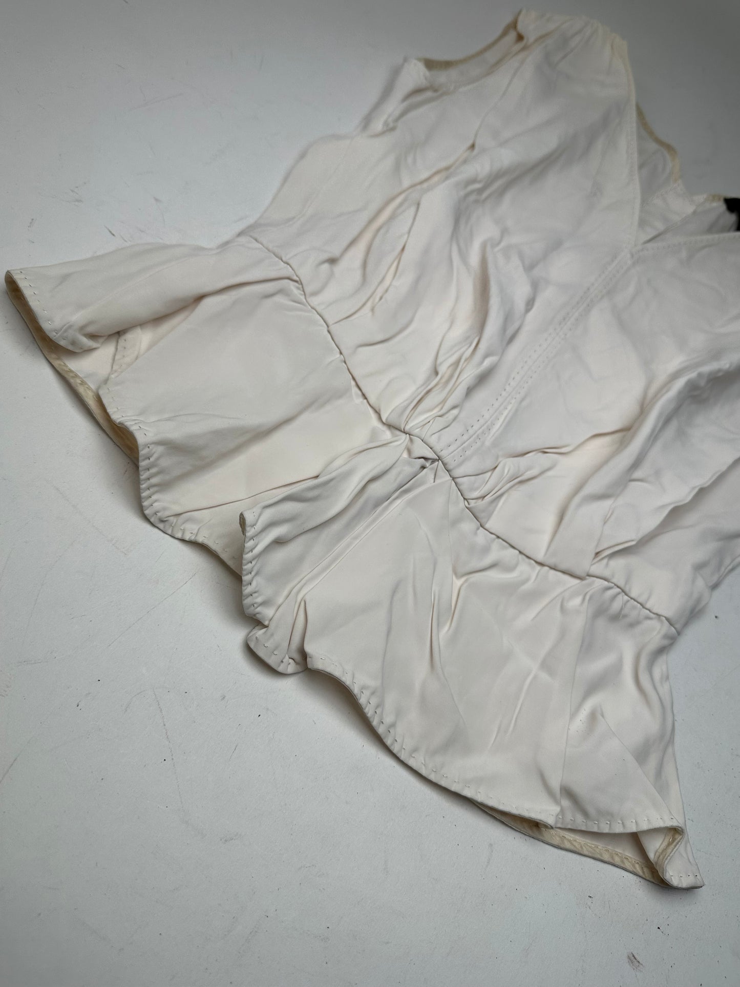 Vintage Louis Vuitton Silk Top White 34/XS