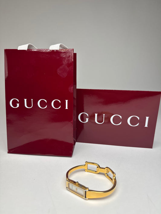 Vintage Gucci Gold Plated Horsebit Watch