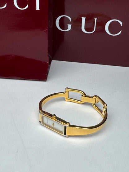 Vintage Gucci Gold Plated Horsebit Watch