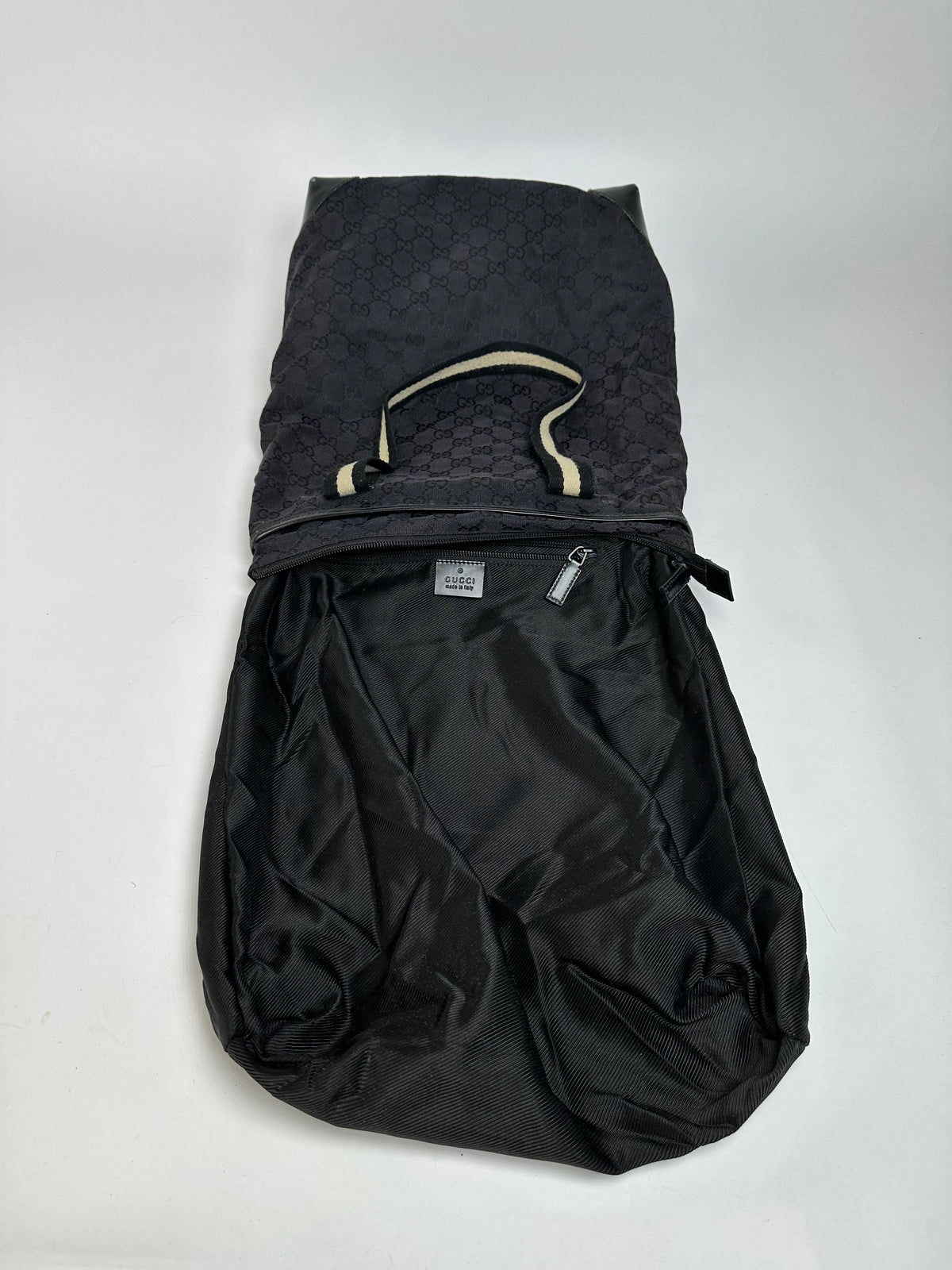 Vintage Gucci GG Canvas Tote Early 2000s Black