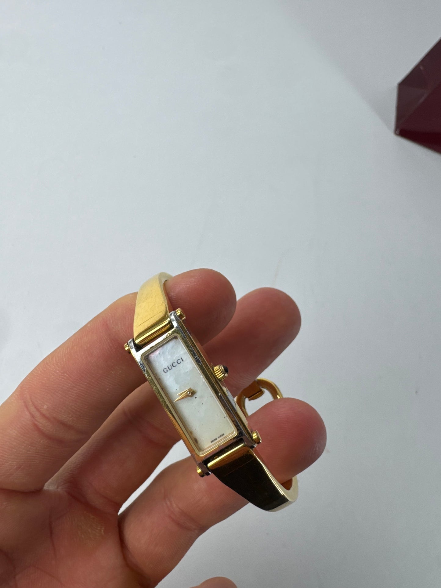 Vintage Gucci Gold Plated Horsebit Watch
