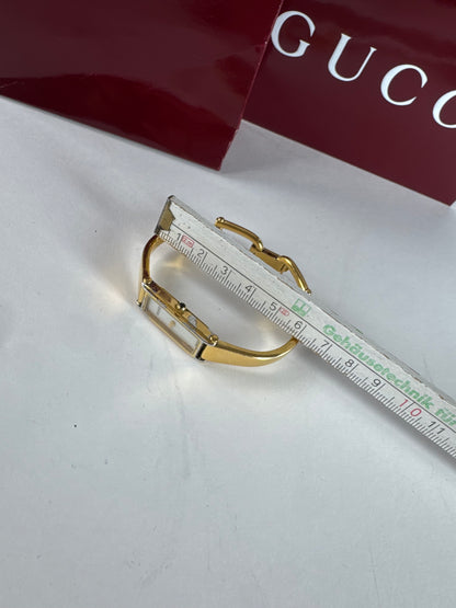 Vintage Gucci Gold Plated Horsebit Watch