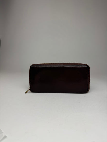 Vintage Comme Des Garçons Zippy Leather Wallet Brown