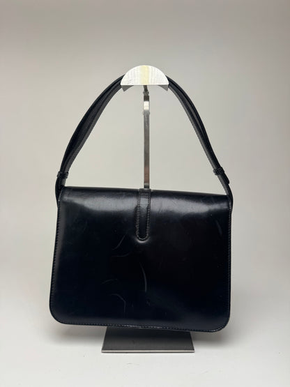 Sac vintage en cuir Givenchy 4G noir