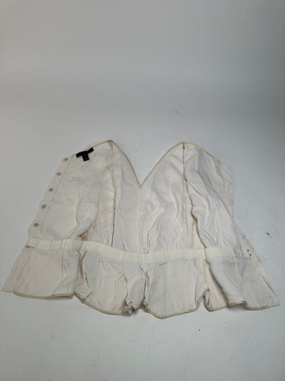 Vintage Louis Vuitton Silk Top White 34/XS