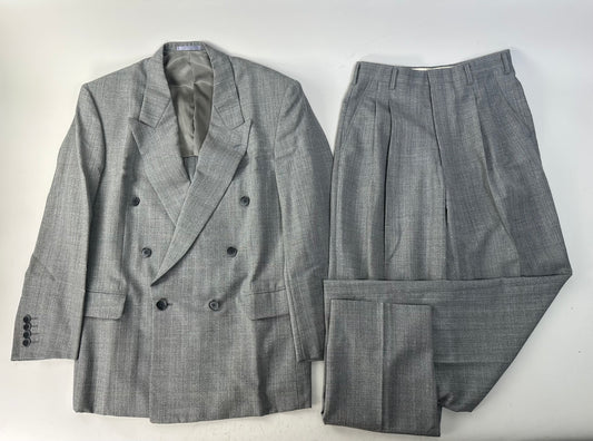 Vintage Givenchy Men's Wool Blend Suit Trousers Grey