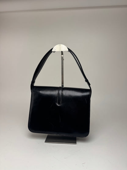 Sac vintage en cuir Givenchy 4G noir