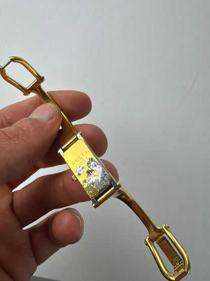 Vintage Gucci Gold Plated Horsebit Watch