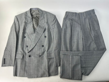 Vintage Givenchy Men's Wool Blend Suit Trousers Grey