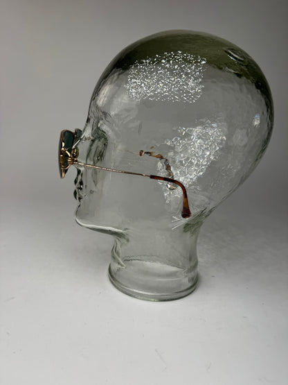 Vintage Gucci Sunglasses Green Gold