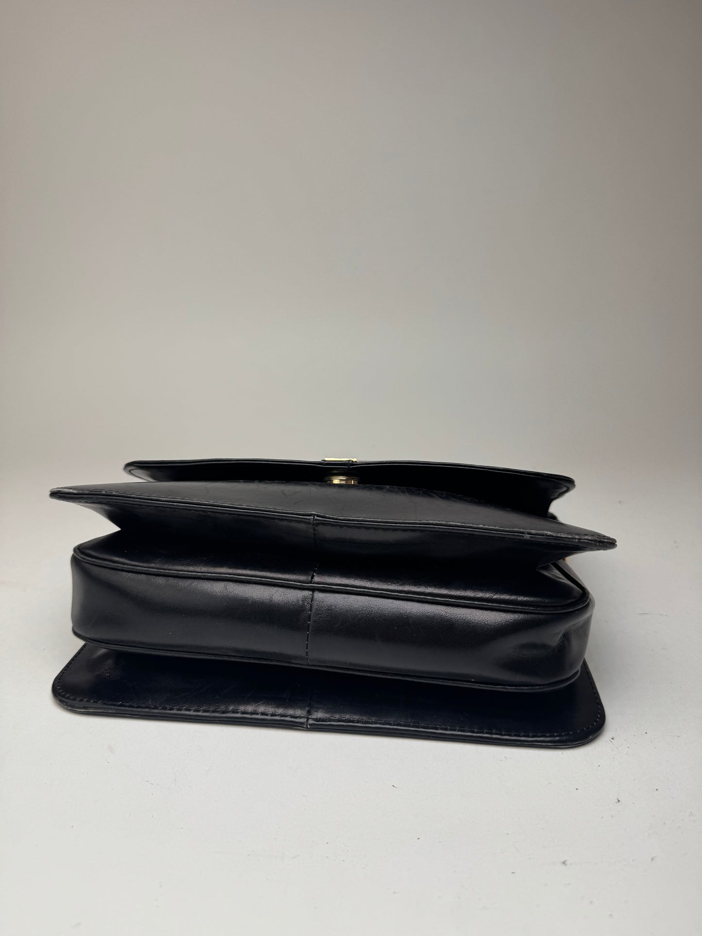 Sac vintage en cuir Givenchy 4G noir