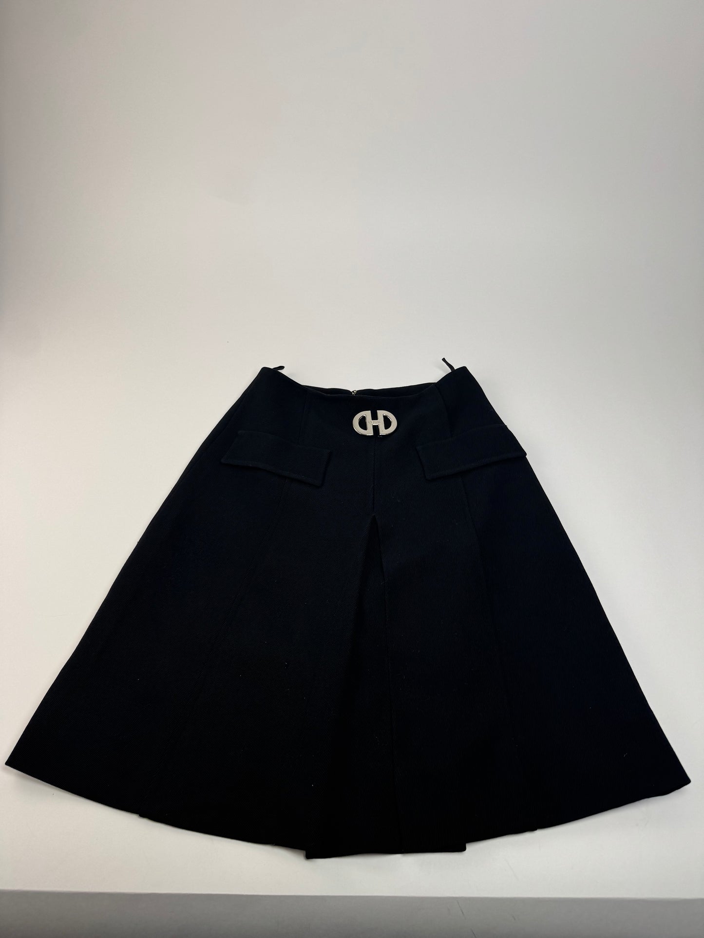 Vintage Celine Paris Skirt Black M