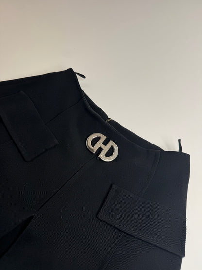 Vintage Celine Paris Skirt Black M