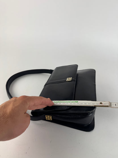 Sac vintage en cuir Givenchy 4G noir