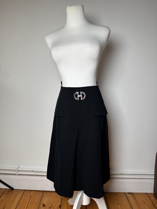 Vintage Celine Paris Skirt Black M