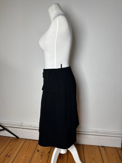 Vintage Celine Paris Skirt Black M
