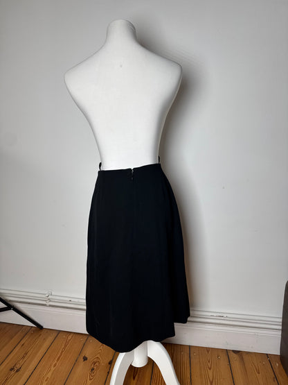 Vintage Celine Paris Skirt Black M