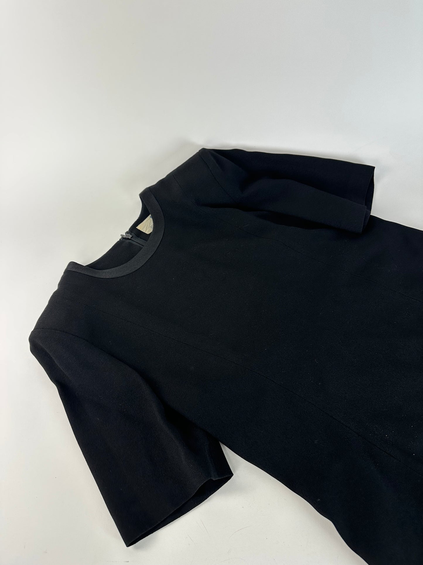 Vintage Givenchy Wool Dress Black