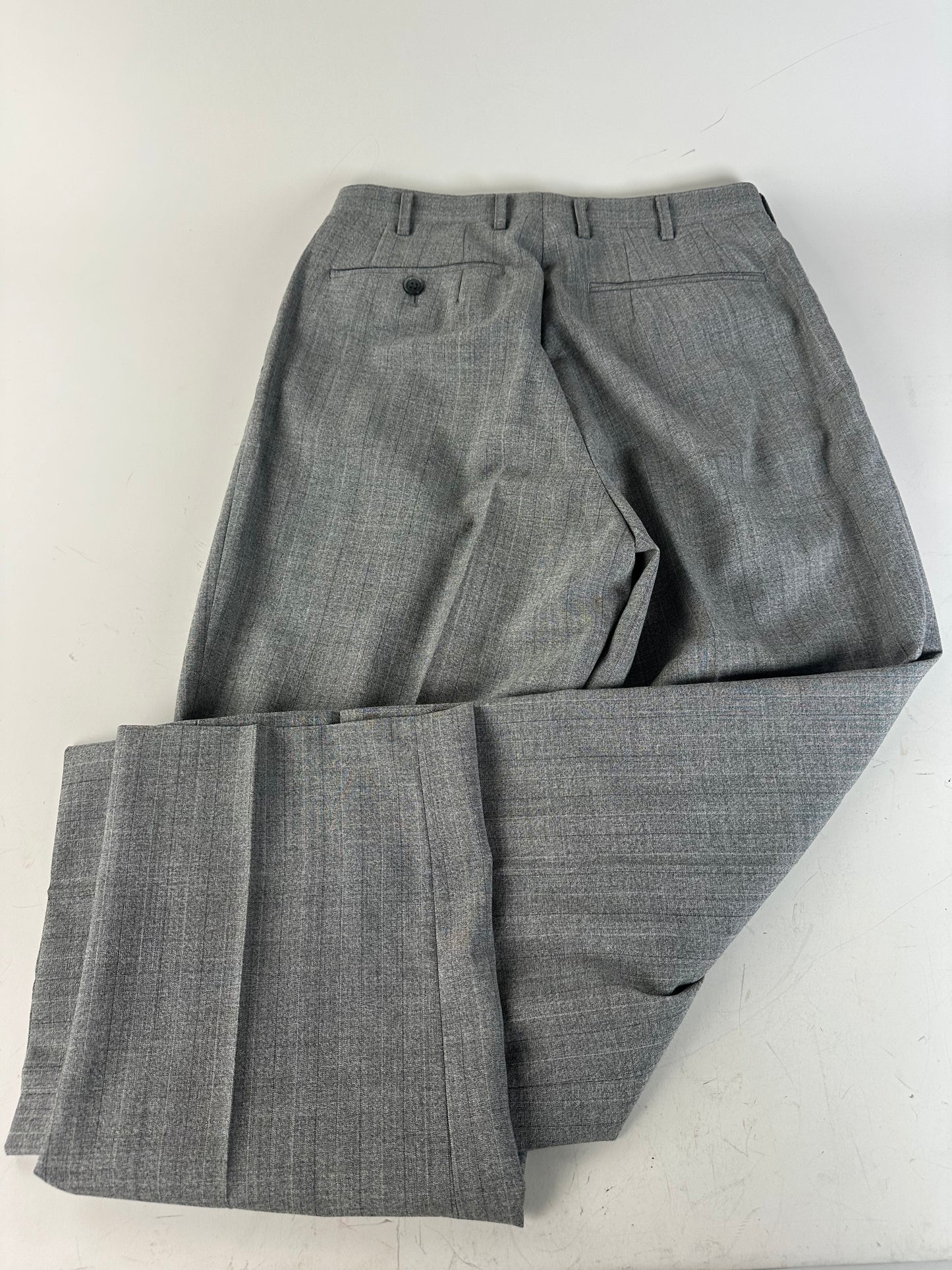 Vintage Givenchy Men's Wool Blend Suit Trousers Grey