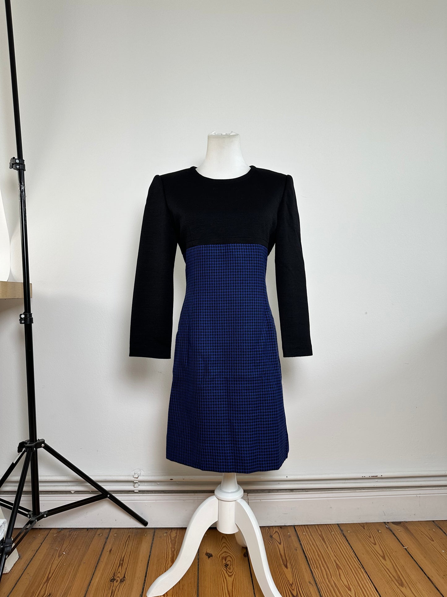 Vintage Givenchy Wool Dress Black