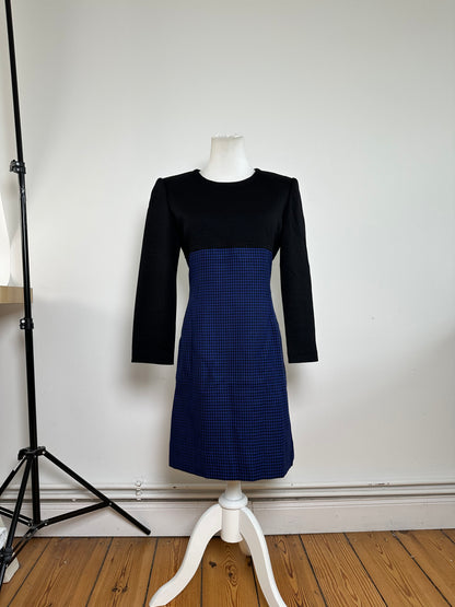 Vintage Givenchy Wool Dress Black