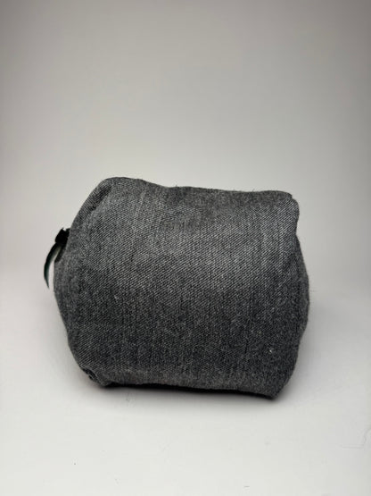 Vintage Marni Wool Leather Tote Bag Grey