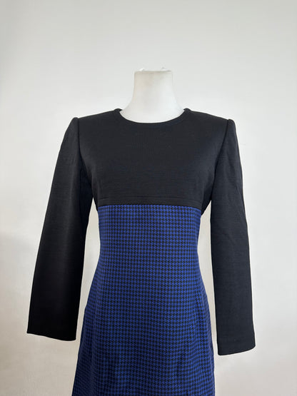 Vintage Givenchy Wool Dress Black