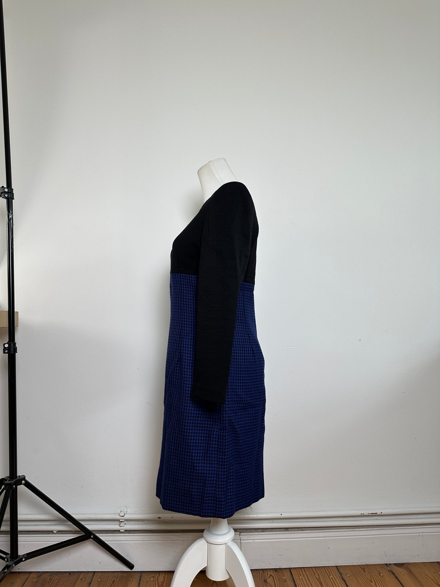 Vintage Givenchy Wool Dress Black